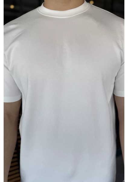 Erkek Bisiklet Yaka Basic Tişört P-00015025 fırsatları