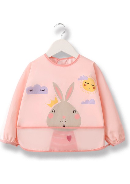 Çocuk Uzun Kollu Önlük, Pembe (Yurt Dışından)