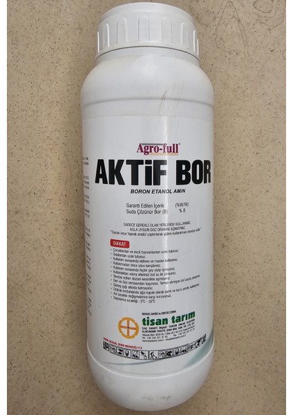 Bor Gübresi, Sıvı Bor Agro Full Aktif Bor 1 Lt