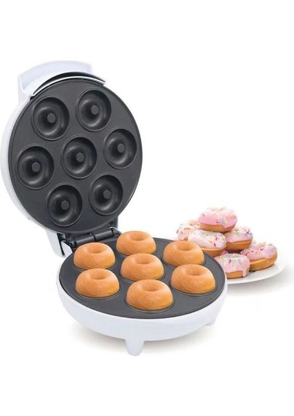 Elektrikli Yapışmaz Yüzey Donut Makinesi, Beyaz (Yurt Dışından) fiyatları