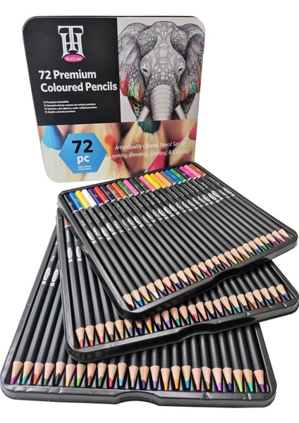 Mars STORE172 Renkli Kalem, Yetişkinler Için Boyama Kitabı, Çocuklar ve Gençler Için Yeni Başlar (Yurt Dışından)