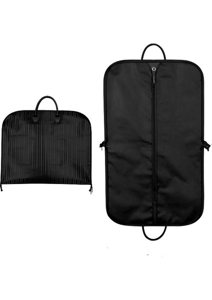 Erkek Çanta, Fermuar Giyim Çantası, Siyah (Yurt Dışından)