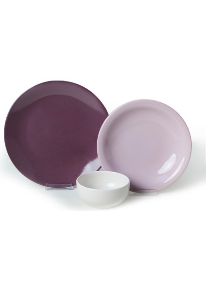 Purple Mix Yemek Takımı 18 Parça 6 Kişilik 031-451-498