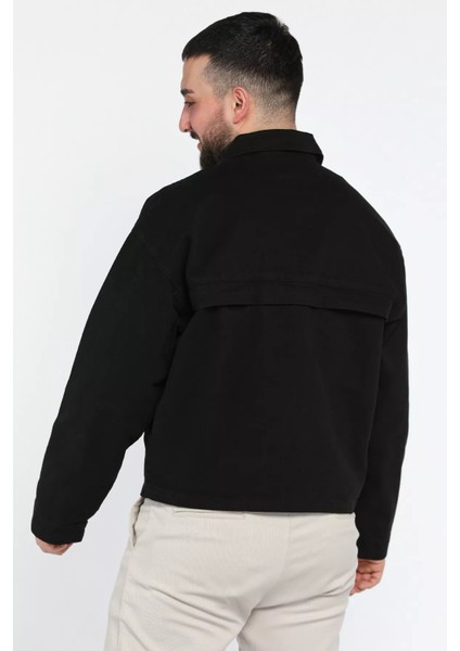 Erkek Ön Fermuarlı Oversize Ceket modelleri