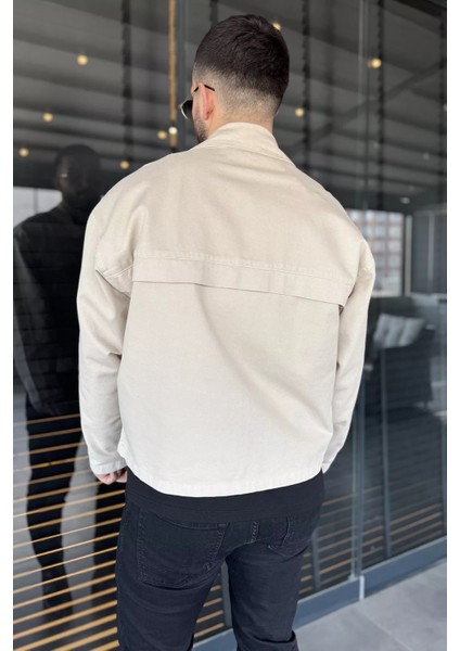 Erkek Ön Fermuarlı Oversize Ceket fırsatları