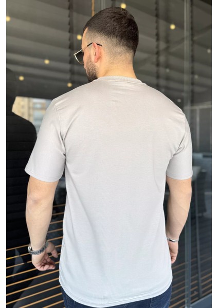 Erkek Bisiklet Yaka Basic Tişört P-00015025 modelleri