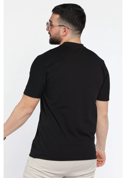 Erkek Bisiklet Yaka Basic Tişört P-00015025 modelleri