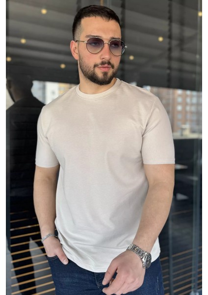 Erkek Bisiklet Yaka Basic Tişört P-00015025