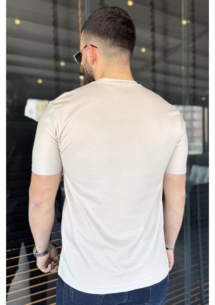 Erkek Bisiklet Yaka Basic Tişört P-00015025 modelleri