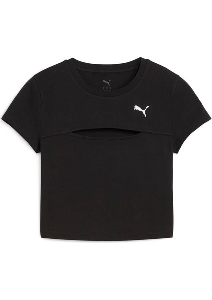 Wardrobe Ess Cut-Out Baby Tee Kadın T-Shirt modelleri