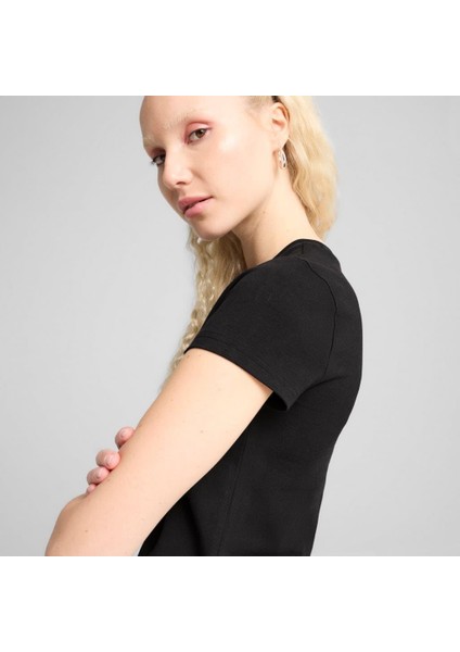 Wardrobe Ess Cut-Out Baby Tee Kadın T-Shirt indirimleri