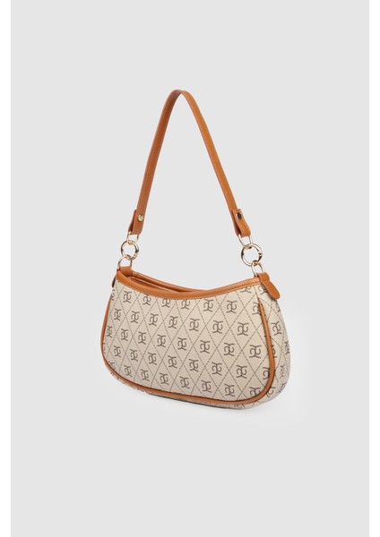 Kadın Bobe Baget El ve Askılı Çanta Taba