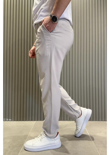 Erkek Bel Lastikli Çimalı Jogger Pantolon P-00015027