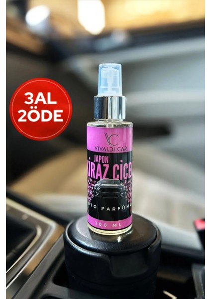 Japon Kiraz Çiçeği Araba Kokusu Sprey 100 ml