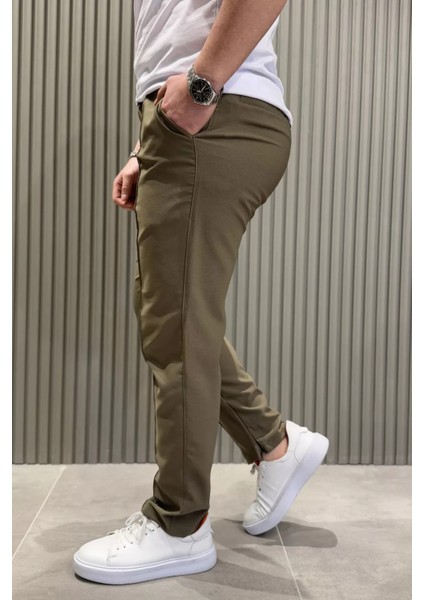 Erkek Bel Lastikli Çimalı Jogger Pantolon P-00015027
