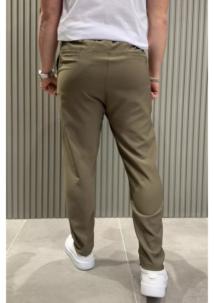 Erkek Bel Lastikli Çimalı Jogger Pantolon P-00015027