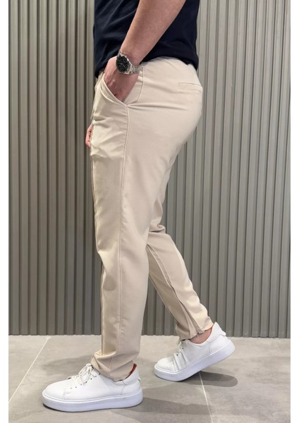 Erkek Bel Lastikli Çimalı Jogger Pantolon P-00015027