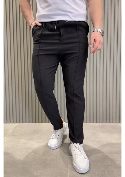 Erkek Bel Lastikli Çimalı Jogger Pantolon P-00015027