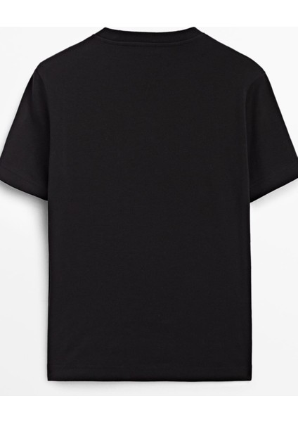 Pamuk Nefes Alan Bisiklet Yaka Regular Fit Normal Kesim Baskısız Basic T-Shirt