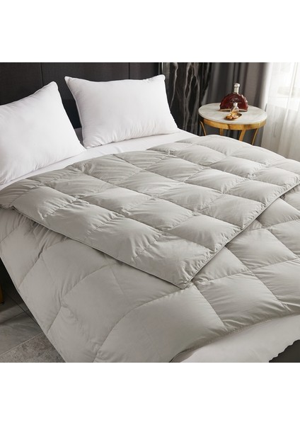 Çift Taraflı Wellsoft Yorgan Tek Kişilik Lüx 150 x 210 cm Gri (Yurt Dışından) modelleri