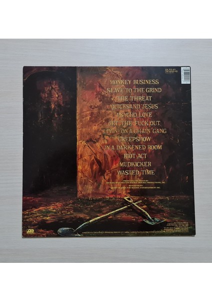 - Slave To The Grind - 1991 Ilk Baskı - Dönem Baskı Plak - Longplay - Lp