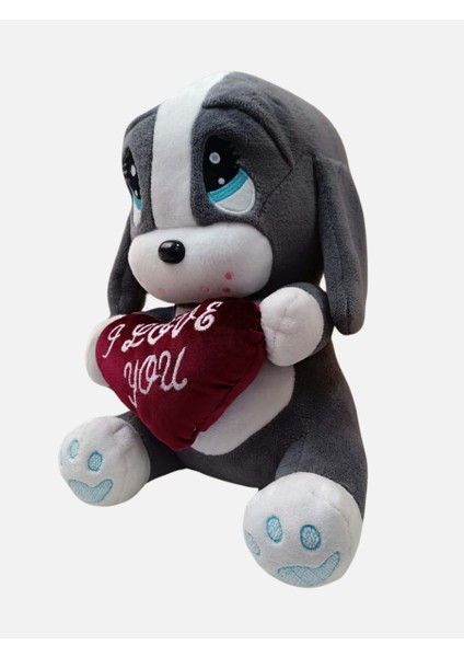 Kalpli Peluş Üzgün Köpek - 40CM