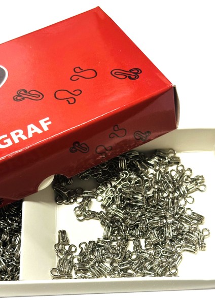 Agraf - Kopça No:0 Gümüş (200 Adet) fiyatları