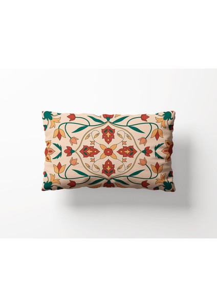 Çift Taraflı Ramazan - Ramadan Desenli Dijital Baskı Kırlent Kılıfı