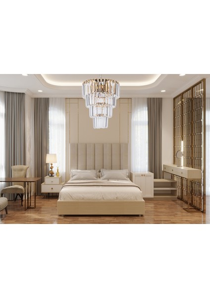 Şelale Gold Sarı 35 Lik Sarkıt Kristal Taşlı Avize fırsatları