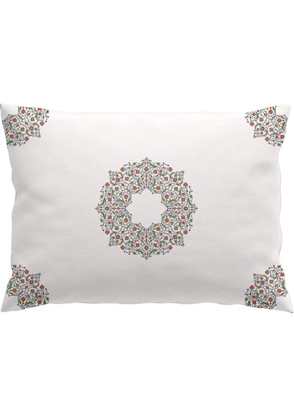 Çift Taraflı Ramazan - Ramadan Desenli Dijital Baskı Kırlent Kılıfı