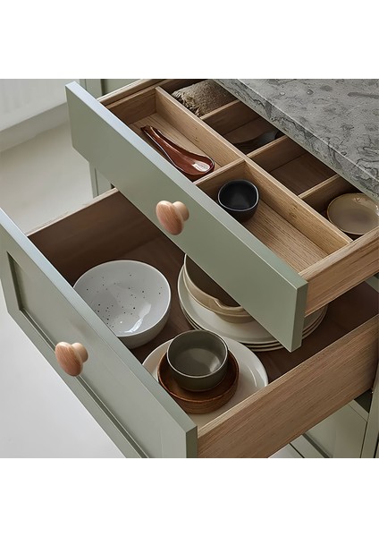 Mobilya Düğme Kulp Açık Ceviz Renk Mutfak Dolap Dolabı Çekmece Kulbu Plastik Tek Vida 10 Adet fiyatları