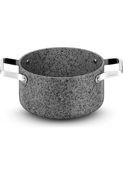 Stone-H 24 cm Çizilmez Yanmaz Yapışmaz Derin Tencere