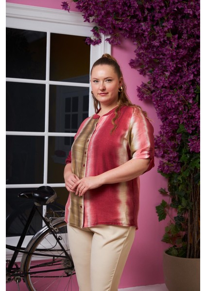 Batik Desen Büyük Beden Gömlek fiyatları