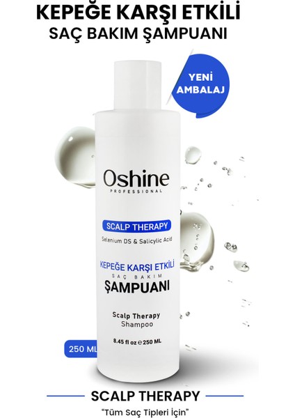 Kepek ve E.gzamaya Karşı Etkili Şampuan, Anti Dandruff Shampoo, 250 ml