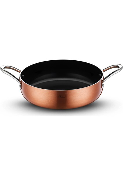 Copperfield 24 cm Yanmaz Yapışmaz Seramik Basık Tencere