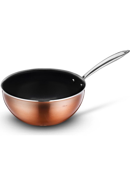 Copperfield 26 cm Yanmaz Yapışmaz Seramik Wok Tava