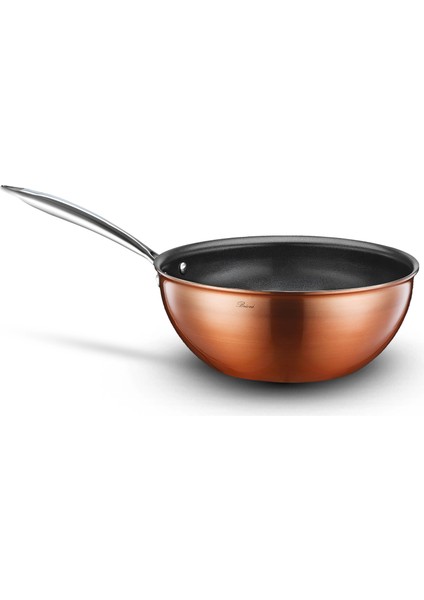 Copperfield 26 cm Yanmaz Yapışmaz Seramik Wok Tava