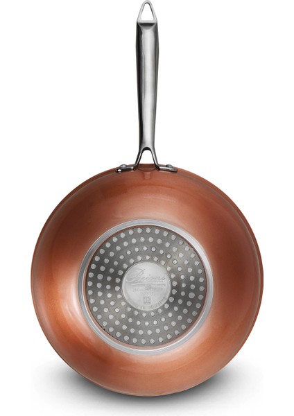 Copperfield 26 cm Yanmaz Yapışmaz Seramik Wok Tava