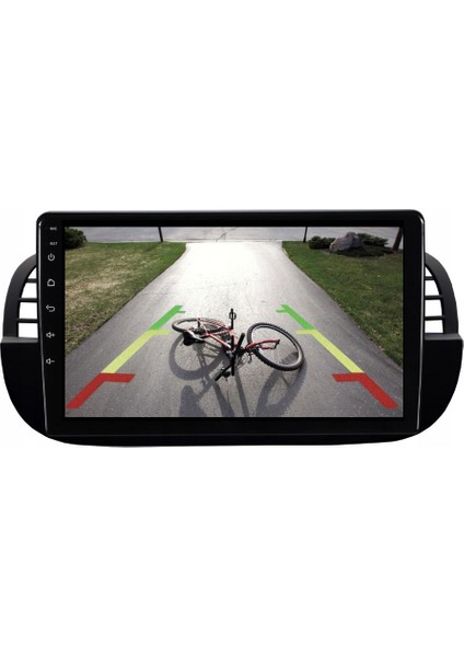 Fiat 500 Araç Multimedya Android Ekran Carplay Navigasyon Double Teyp 2+32 9" 08-15 Black
