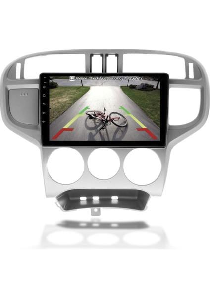 Hyundai Matrix Araç Multimedya Android Ekran Carplay Navigasyon Double Teyp 2+32 9" 01-10 Gri