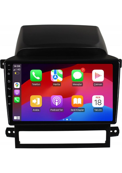 Chevrolet Captiva Araç Multimedya Android Ekran Carplay Double Teyp 2+32 9" 06-10 Black Utd