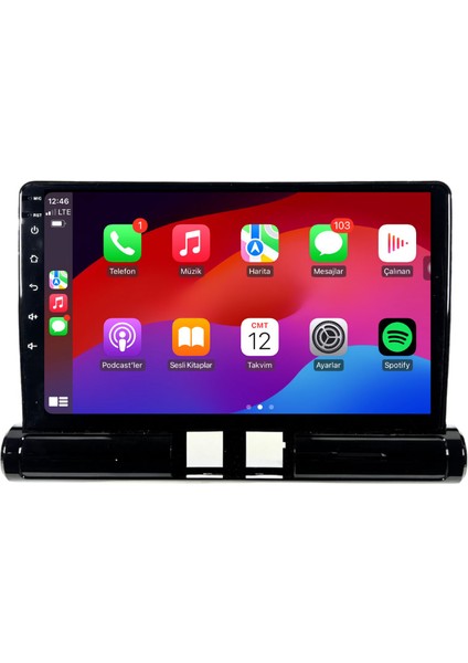 Citroën C3 Araç Multimedya Android Ekran Carplay Double Teyp 2+32 9" 20-24 Low P.black