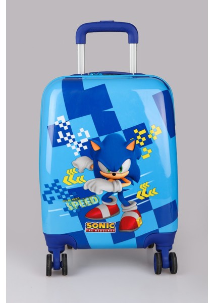 Dekomus Ile Türkiye'de Ilk ve Tek Yeni Sezon Lisanslı Sonıc 40 cm Kabin Boy Bavul / Valiz