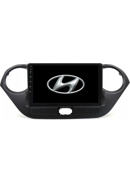 Hyundai I10 Araç Multimedya Android Ekran Carplay Navigasyon Double Teyp 2+32 9" 13-19 Black