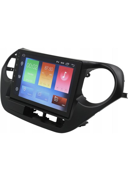 Hyundai I10 Araç Multimedya Android Ekran Carplay Navigasyon Double Teyp 2+32 9" 13-19 Black