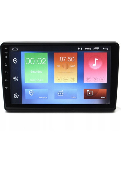 Ford Universal Araç Multimedya Android Ekran Carplay Navigasyon Double Teyp 2+32 9" 0 Black