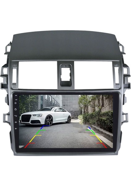 Toyota Corolla Araç Multimedya Android Ekran Carplay Double Teyp 2+32 9" 07-13 Gri Byk