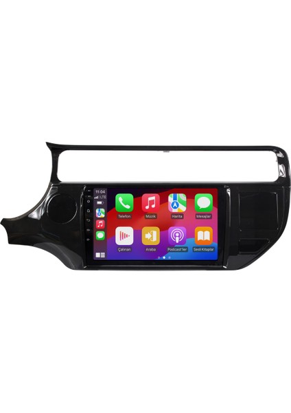 Kia Rio Araç Multimedya Android Ekran Carplay Navigasyon Double Teyp 2+32 9" 15-18 P.black