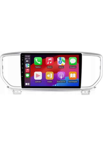 Kia Sportage Araç Multimedya Android Ekran Carplay Navigasyon Double Teyp 2+32 9" 19-21 Silver modelleri