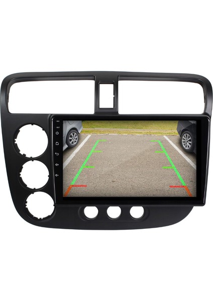 Honda V-Tech2 Araç Multimedya Android Ekran Carplay Navigasyon Double Teyp 2+32 9" 01-06 Black